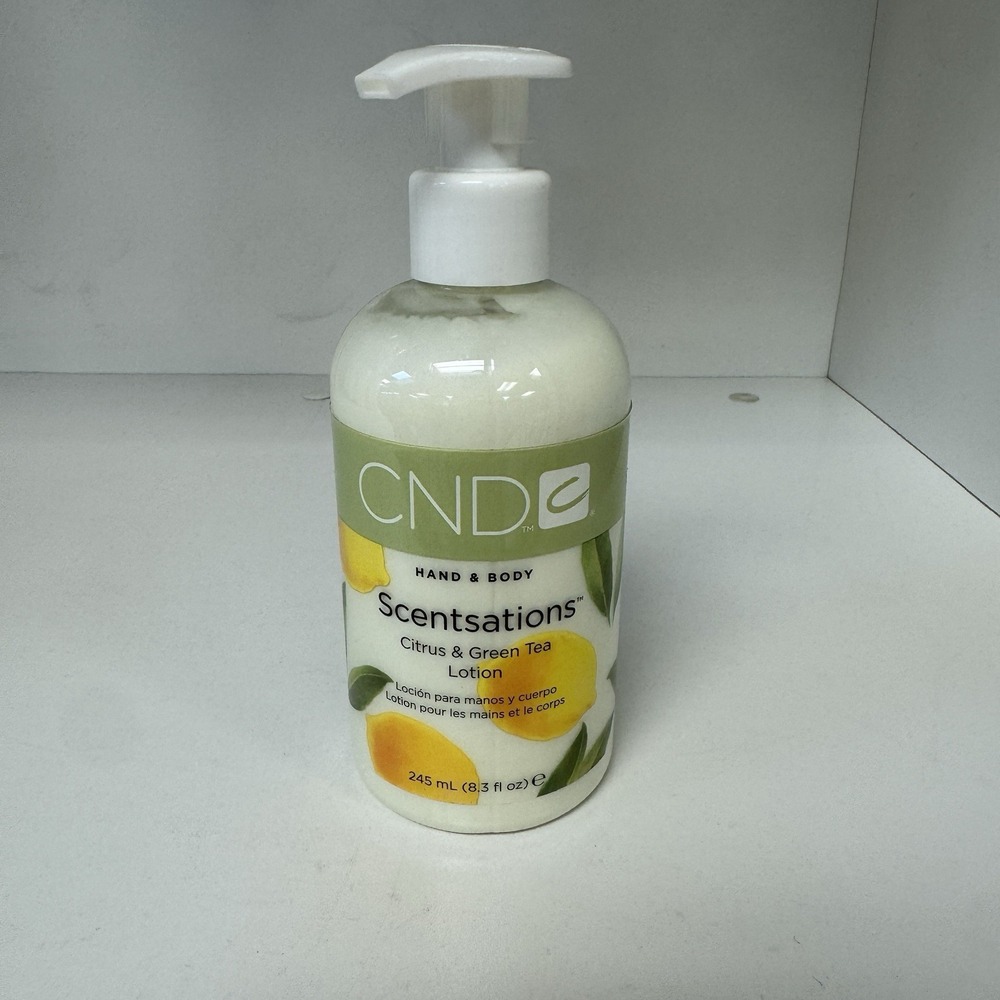 CND Lotion Scentsations Hand and Body Citrus & Green‎ Tea 8.3 fl oz